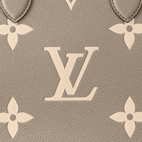 Borsa OnTheGo MM Pelle Empreinte Monogram Bicolor Donna Borse da Donna Tutte le collezioni | LOUIS VUITTON (Zoom prodotto)