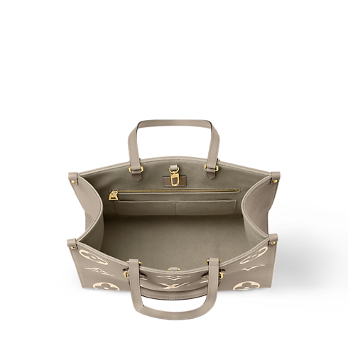 Borsa OnTheGo MM Pelle Empreinte Monogram Bicolor Donna Borse da Donna Tutte le collezioni | LOUIS VUITTON (Zoom prodotto)
