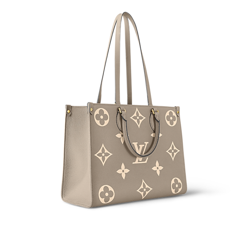 Borsa OnTheGo MM Pelle Empreinte Monogram Bicolor Donna Borse da Donna Tutte le collezioni | LOUIS VUITTON (Zoom prodotto)
