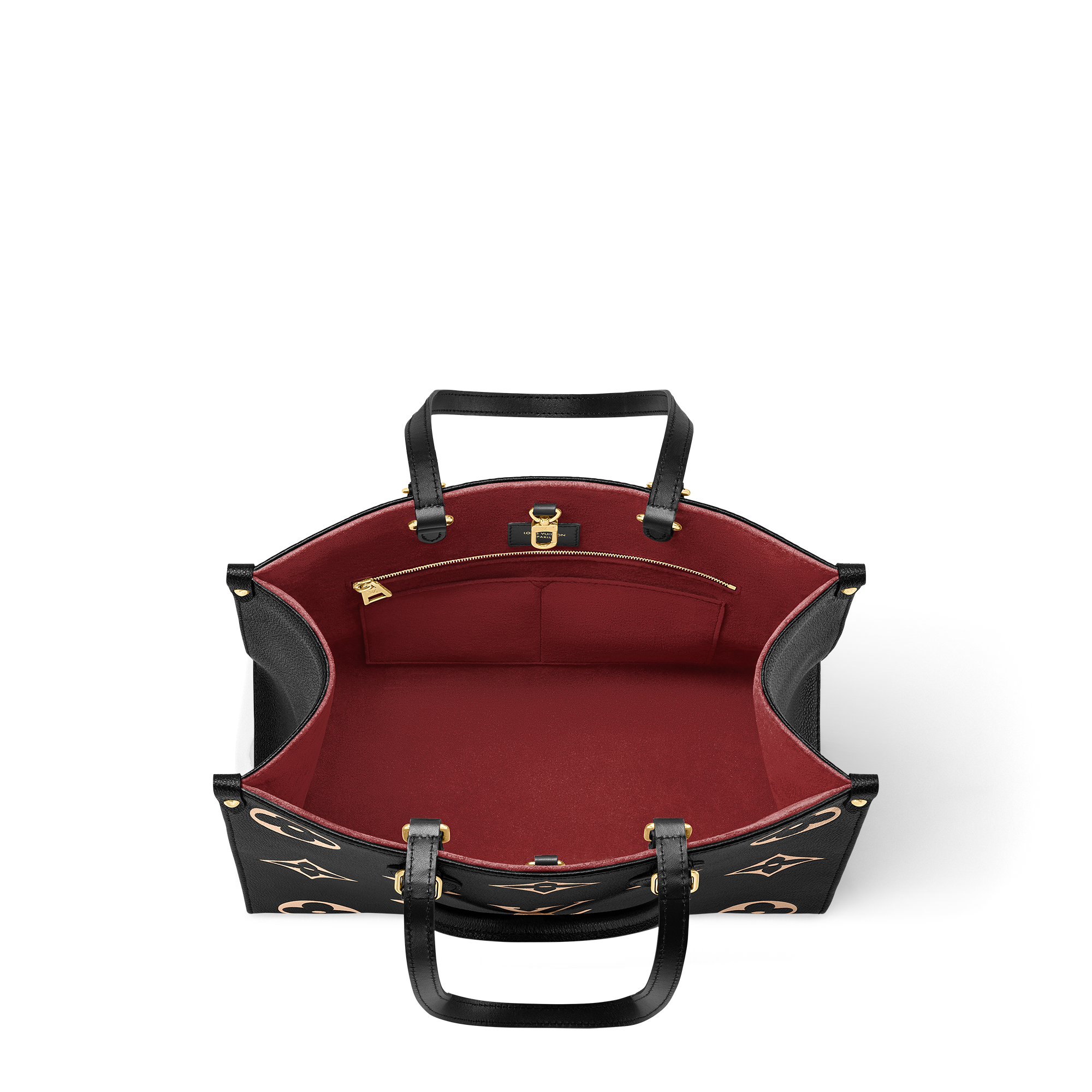 Borsa OnTheGo MM Pelle Empreinte Monogram Bicolor Donna Borse da Donna Tutte le collezioni | LOUIS VUITTON (Zoom prodotto)