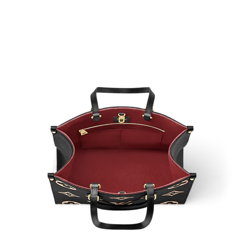 Borsa OnTheGo MM Pelle Empreinte Monogram Bicolor Donna Borse da Donna Tutte le collezioni | LOUIS VUITTON (Zoom prodotto)