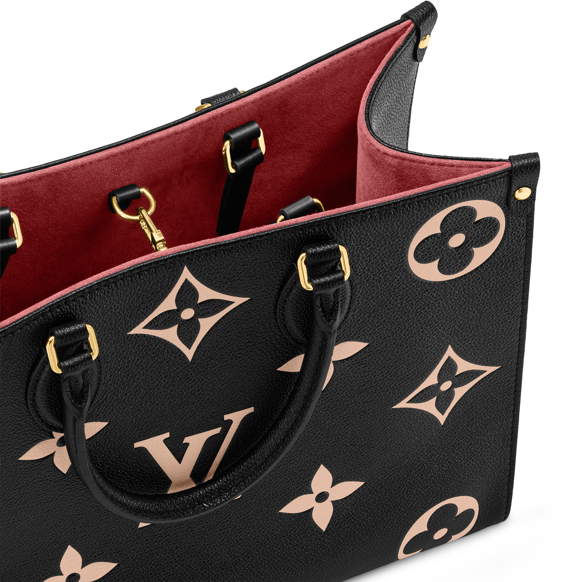 Borsa OnTheGo MM Pelle Empreinte Monogram Bicolor Donna Borse da Donna Tutte le collezioni | LOUIS VUITTON (Zoom prodotto)