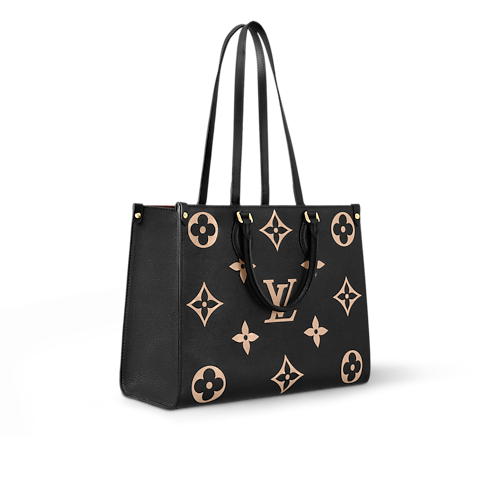 Borsa OnTheGo MM Pelle Empreinte Monogram Bicolor Donna Borse da Donna Tutte le collezioni | LOUIS VUITTON (Zoom prodotto)