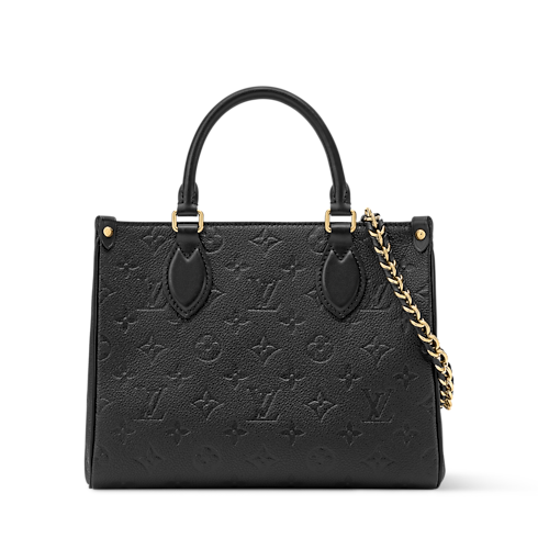 Borsa OnTheGo PM Pelle Monogram Empreinte Donna Borse da Donna Borse da donna | LOUIS VUITTON (Zoom prodotto)