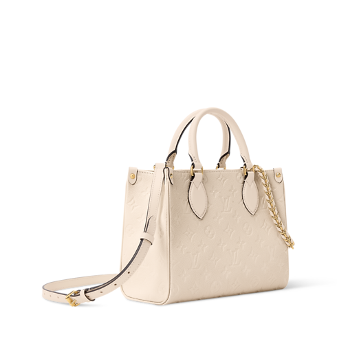 Borsa OnTheGo PM Pelle Monogram Empreinte Donna Borse da Donna Borse da donna | LOUIS VUITTON (Zoom prodotto)
