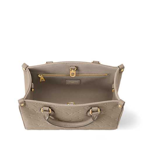 Borsa OnTheGo PM Pelle Monogram Empreinte Donna Borse da Donna Borse da donna | LOUIS VUITTON (Zoom prodotto)