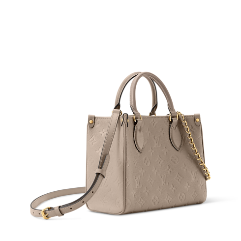 Borsa OnTheGo PM Pelle Monogram Empreinte Donna Borse da Donna Borse da donna | LOUIS VUITTON (Zoom prodotto)