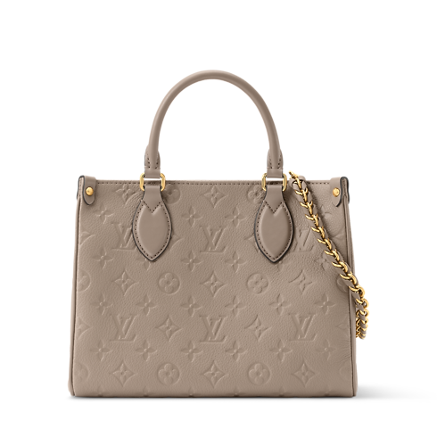 Borsa OnTheGo PM Pelle Monogram Empreinte Donna Borse da Donna Borse da donna | LOUIS VUITTON (Zoom prodotto)