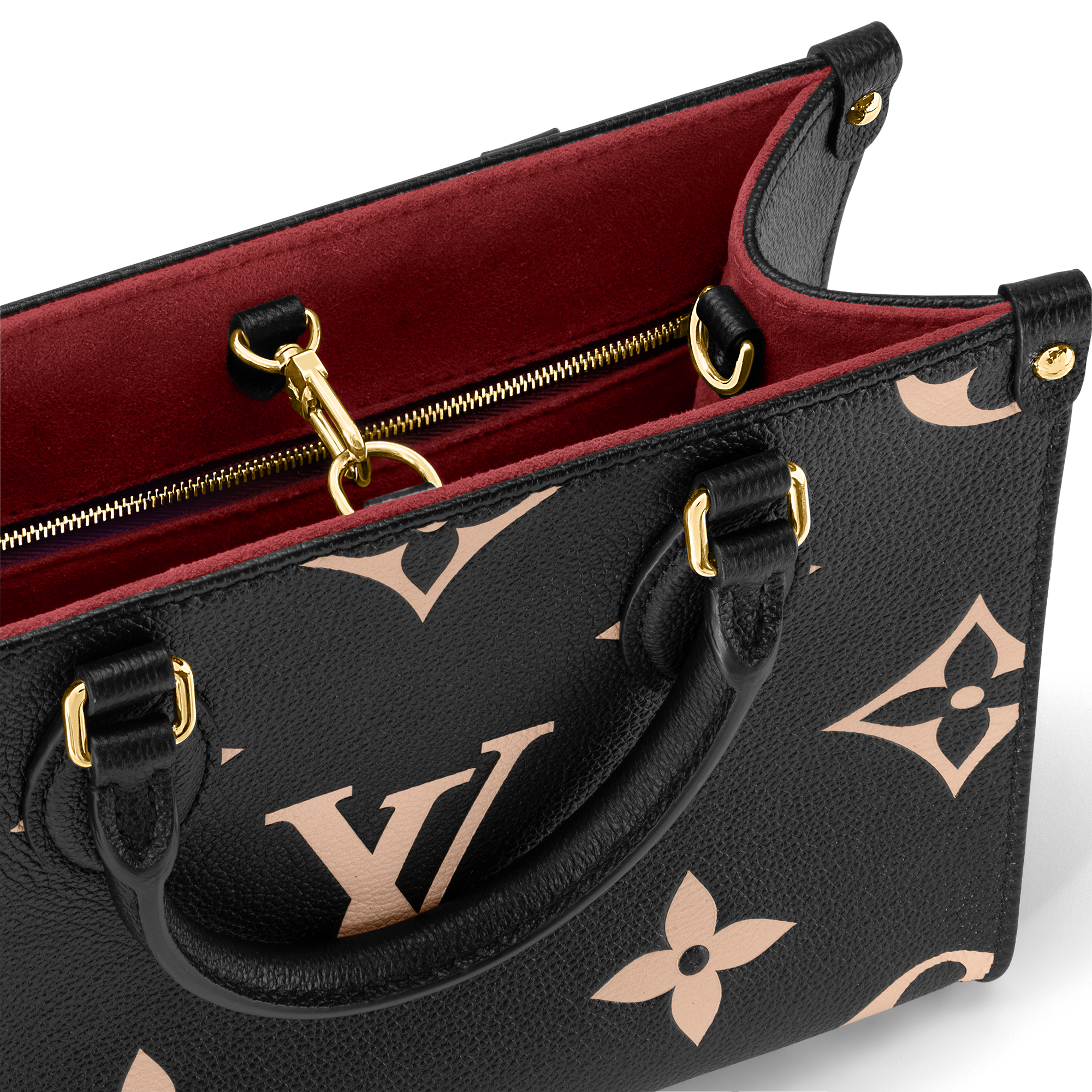 Borsa OnTheGo PM Pelle Empreinte Monogram Bicolor Donna Borse da Donna Tutte le collezioni | LOUIS VUITTON (Zoom prodotto)