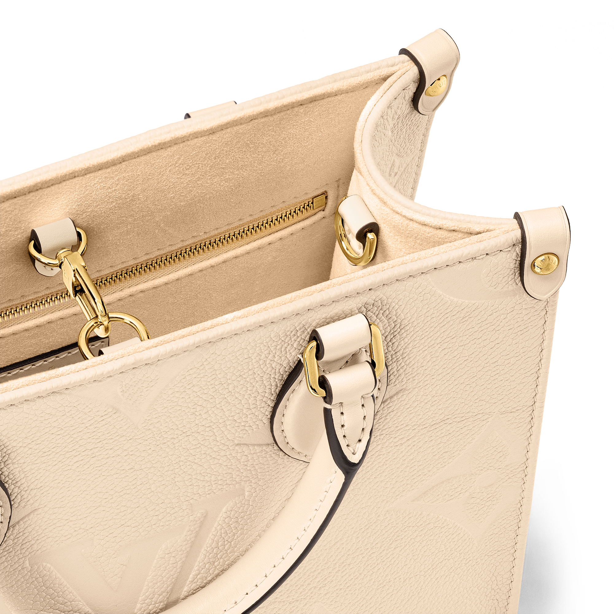 Borsa OnTheGo PM Pelle Monogram Empreinte Donna Borse da Donna Borse da donna | LOUIS VUITTON (Zoom prodotto)