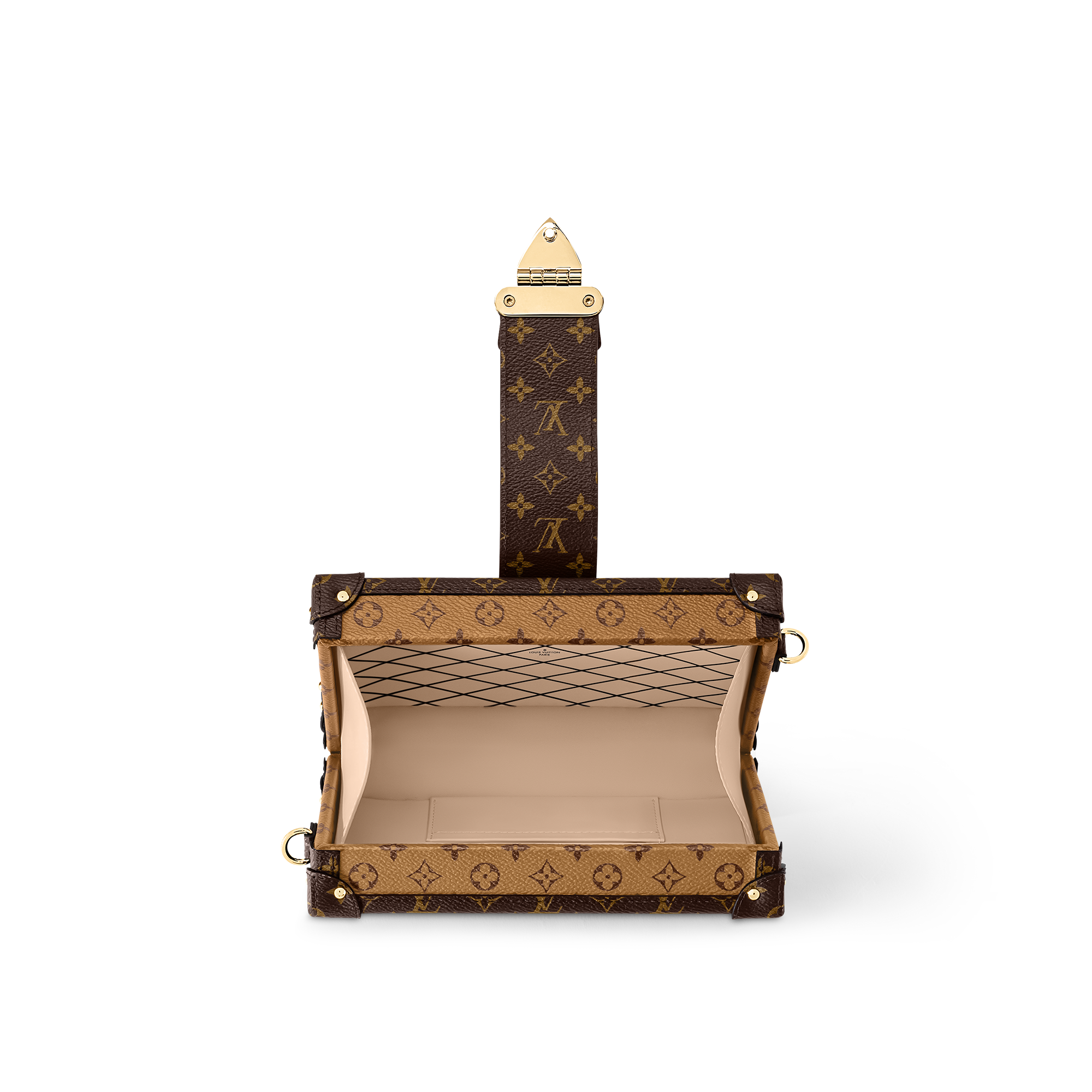 Borsa Petite Malle Monogram Reverse Canvas Donna Borse da Donna Borse da donna | LOUIS VUITTON (Zoom prodotto)