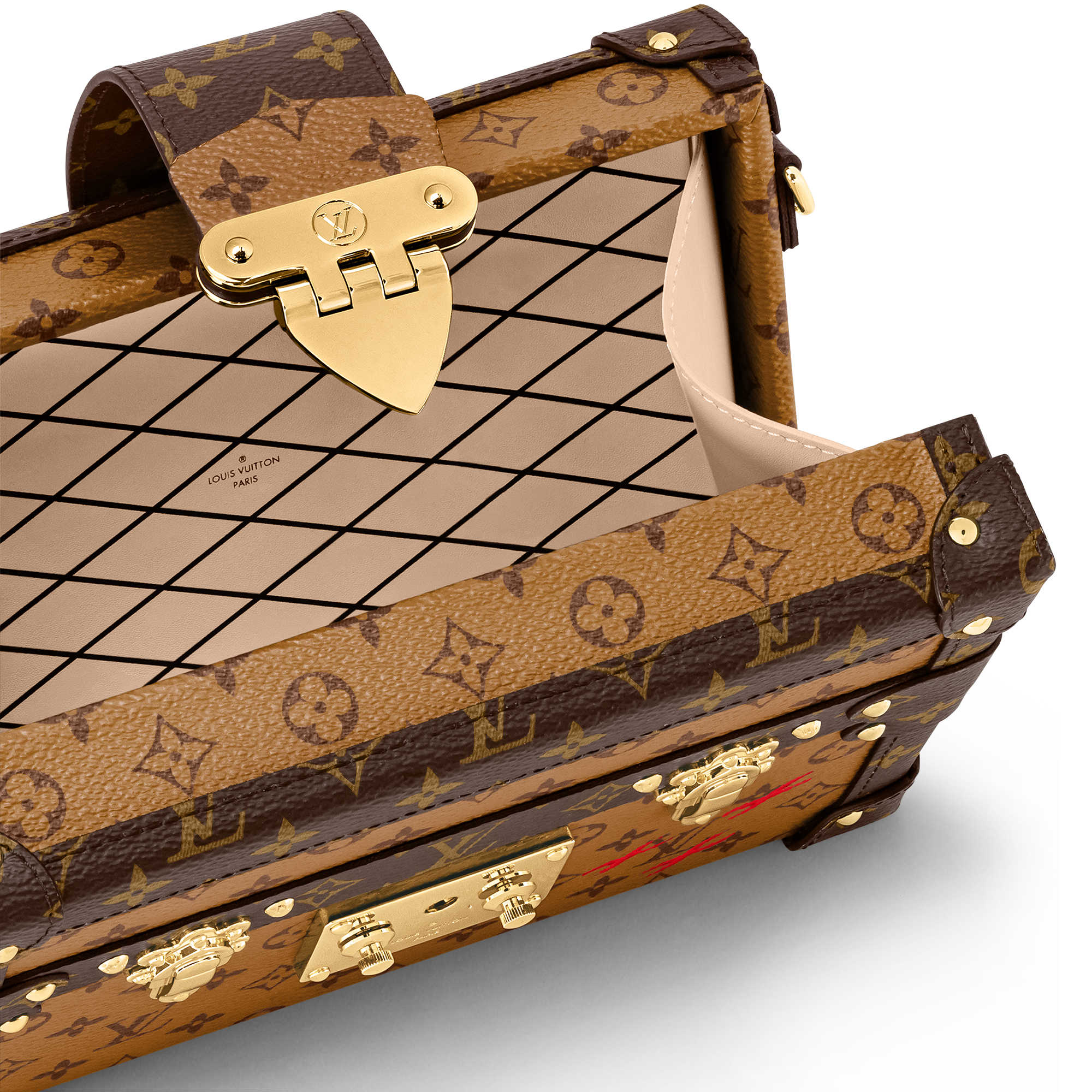 Borsa Petite Malle Monogram Reverse Canvas Donna Borse da Donna Borse da donna | LOUIS VUITTON (Zoom prodotto)