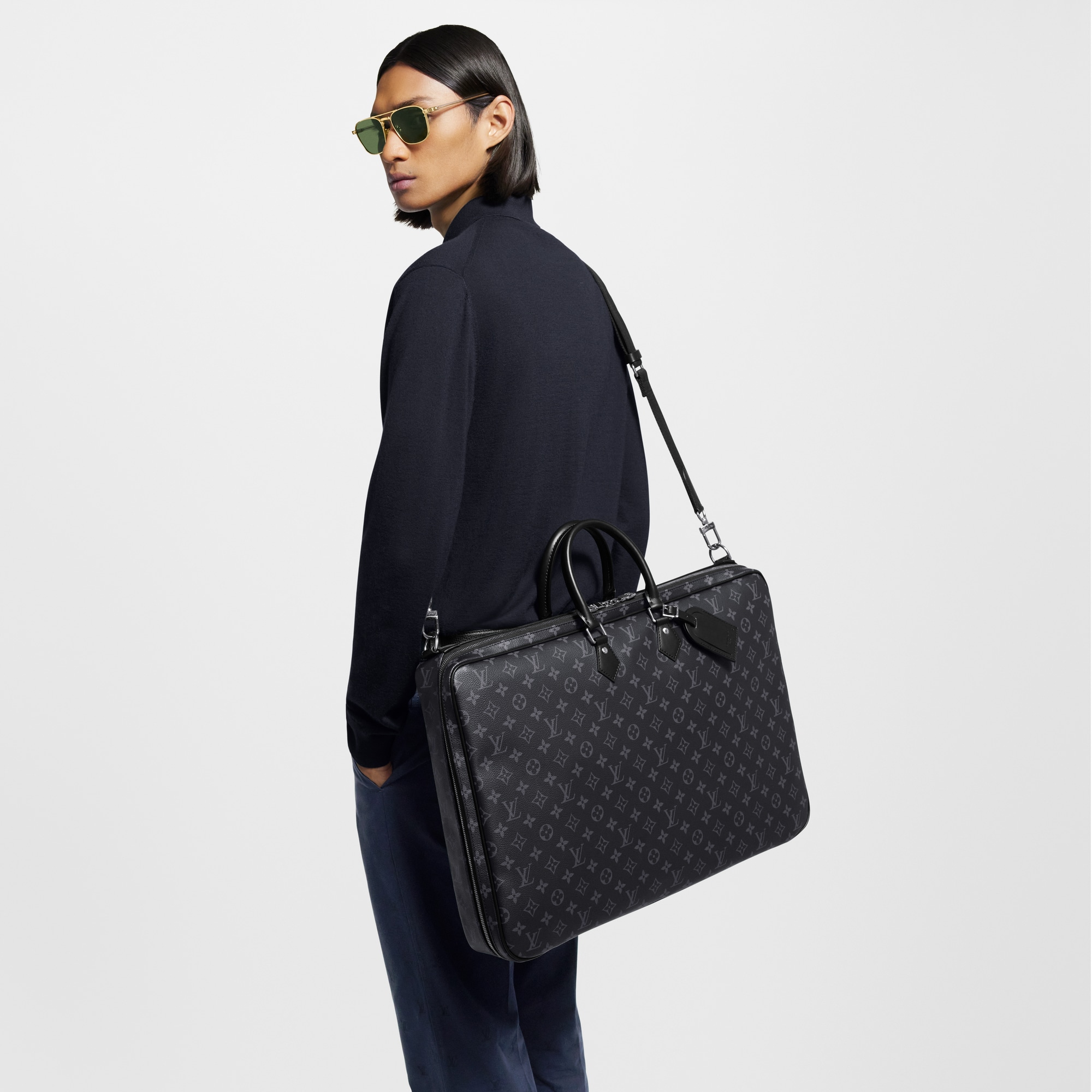 Borsa porta-abiti due grucce Monogram Eclipse Viaggio M43717