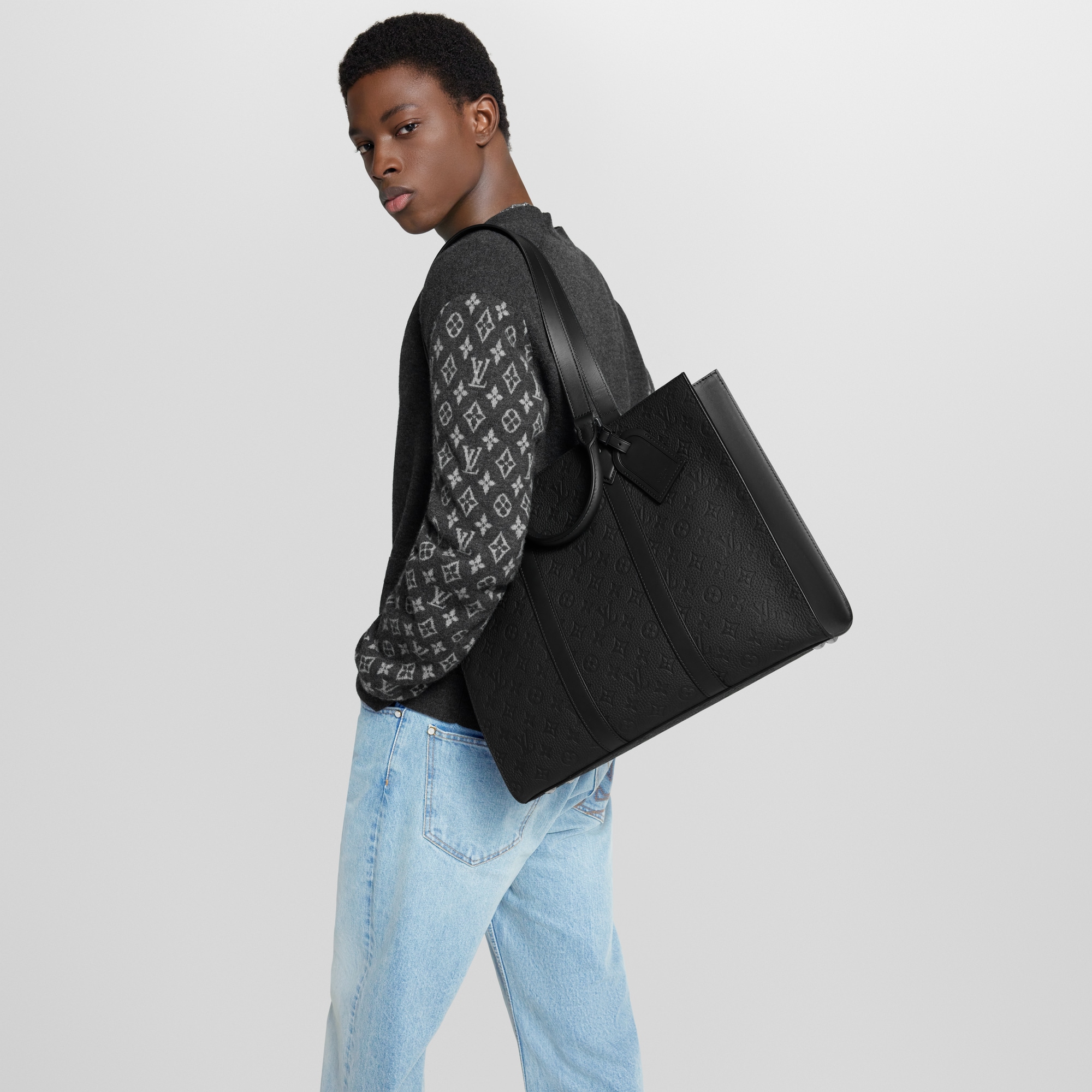 Borsa Sac Plat 24H Taurillon Monogram Uomo Borse da Uomo Tutte le collezioni | LOUIS VUITTON (Zoom prodotto)