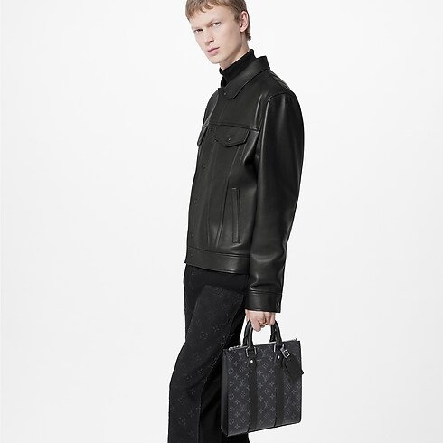 Borsa Sac Plat Cross Monogram Eclipse Uomo Borse da Uomo Tutte le borse | LOUIS VUITTON (Zoom prodotto)