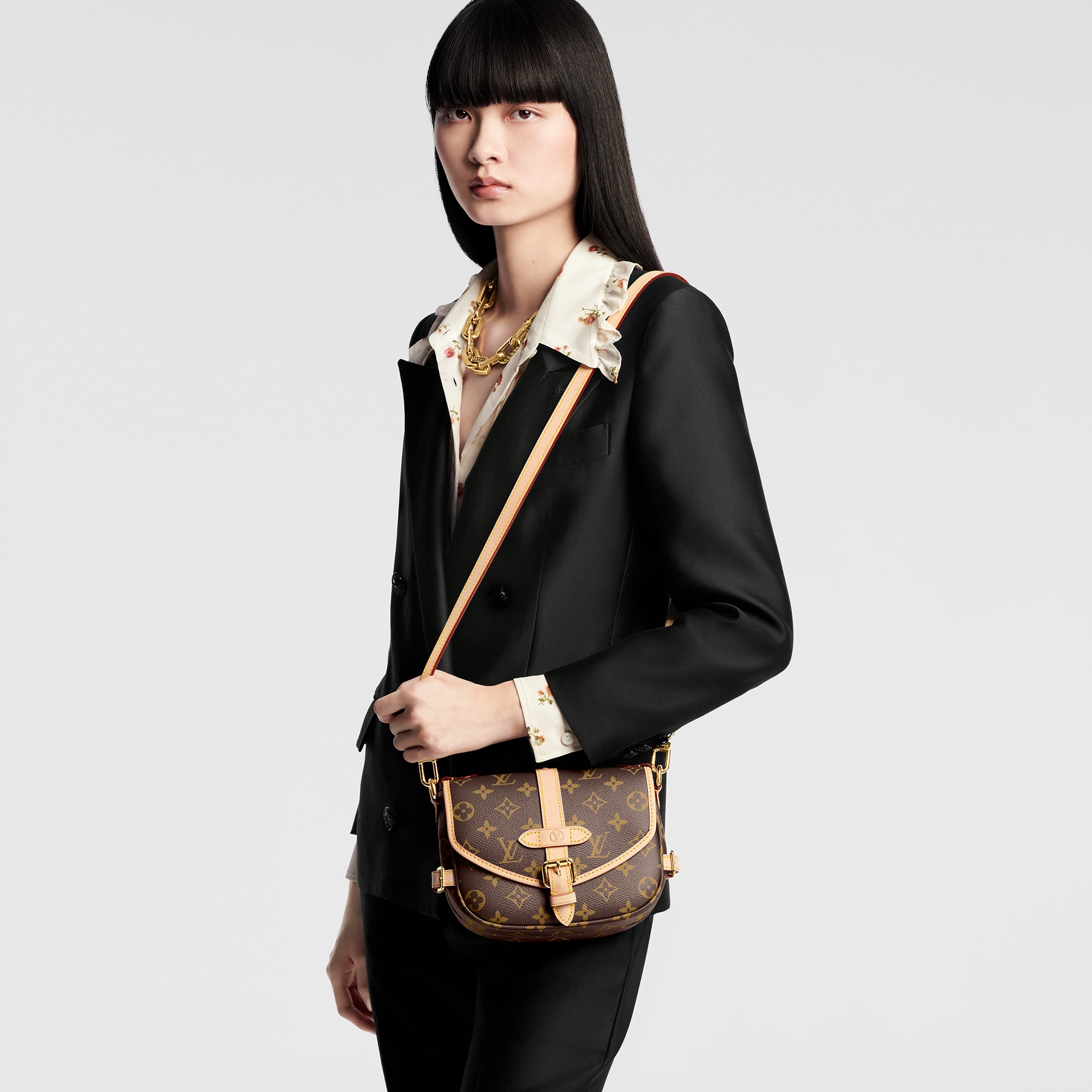 Borsa Saumur BB Tela Monogram Donna Borse da Donna Tutte le collezioni | LOUIS VUITTON (Zoom prodotto)