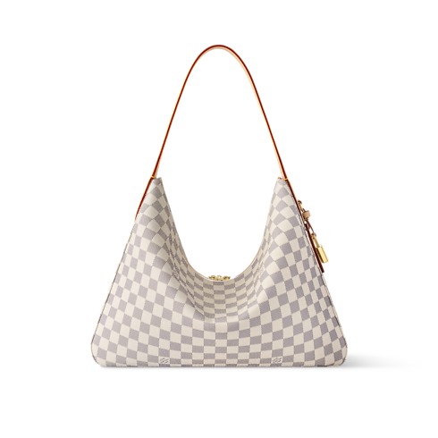 Borsa Slouchy MM Tela Damier Azur Borse e Piccola Pelletteria Borse da Donna Novità | LOUIS VUITTON (Zoom prodotto)