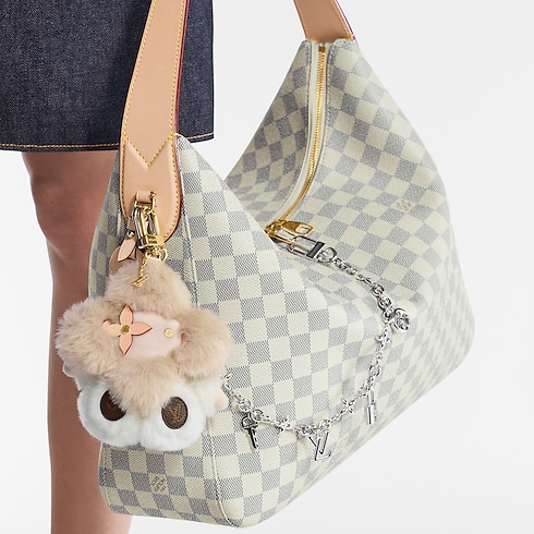 Borsa Slouchy MM Tela Damier Azur Borse e Piccola Pelletteria Borse da Donna Novità | LOUIS VUITTON (Zoom prodotto)
