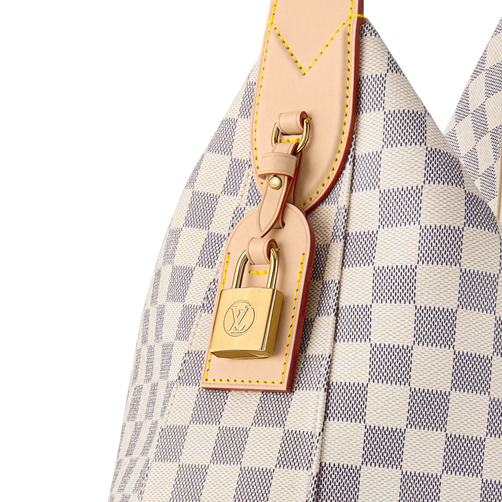 Borsa Slouchy MM Tela Damier Azur Borse e Piccola Pelletteria Borse da Donna Novità | LOUIS VUITTON (Zoom prodotto)