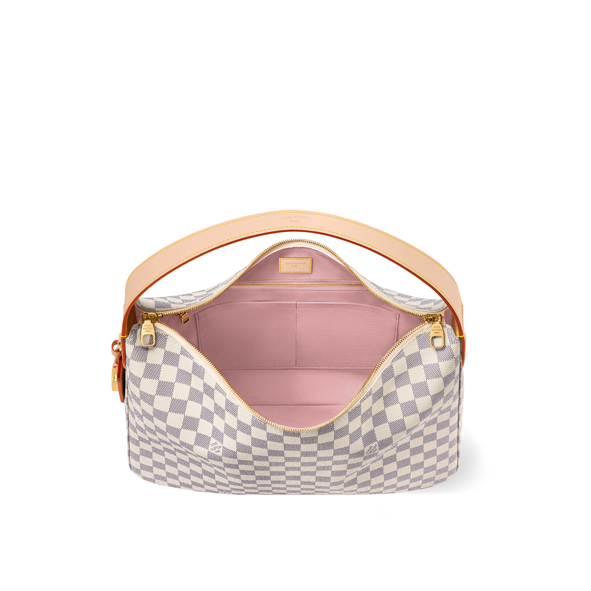 Borsa Slouchy MM Tela Damier Azur Borse e Piccola Pelletteria Borse da Donna Novità | LOUIS VUITTON (Zoom prodotto)