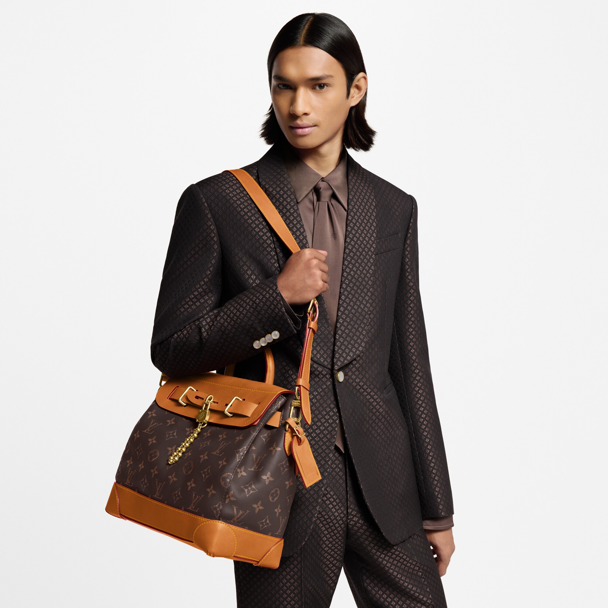 Borsa Steamer 30 Autres Cuirs Monogram Borse e Piccola Pelletteria Borse da Uomo LV Icons | LOUIS VUITTON (Zoom prodotto)