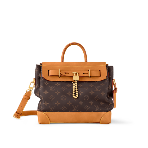 Borsa Steamer 30 autres_cuirs_monogram Borse e Piccola Pelletteria Borse da Uomo LV Icons | LOUIS VUITTON (Zoom prodotto)