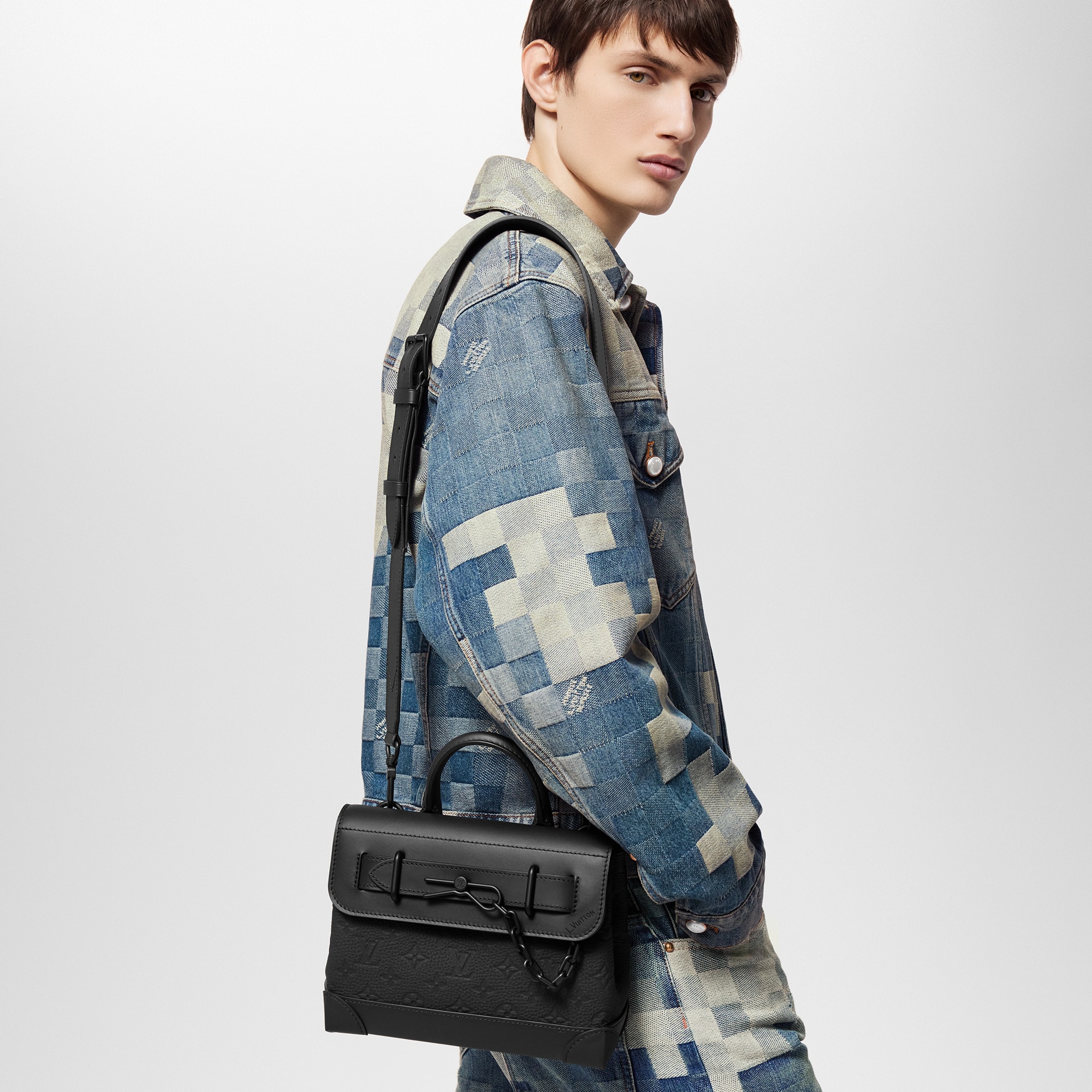 Borsa Steamer PM Taurillon Monogram Uomo Borse da Uomo Tutte le collezioni | LOUIS VUITTON (Zoom prodotto)