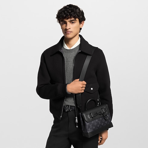 Borsa Steamer PM Monogram Eclipse Uomo Borse da Uomo Tutte le collezioni | LOUIS VUITTON (Zoom prodotto)