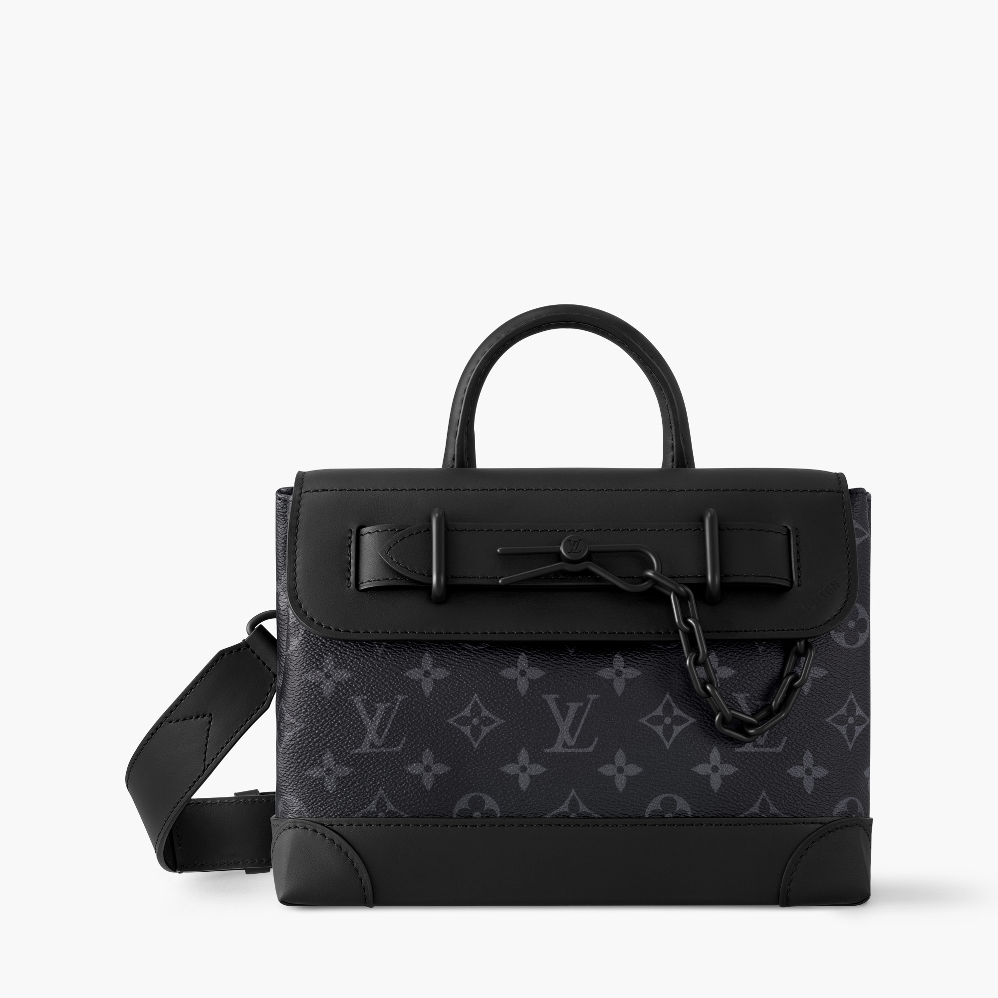 Steamer Vuitton Uomo Borse Borsa Steamer PM Tela Monogram Eclipse