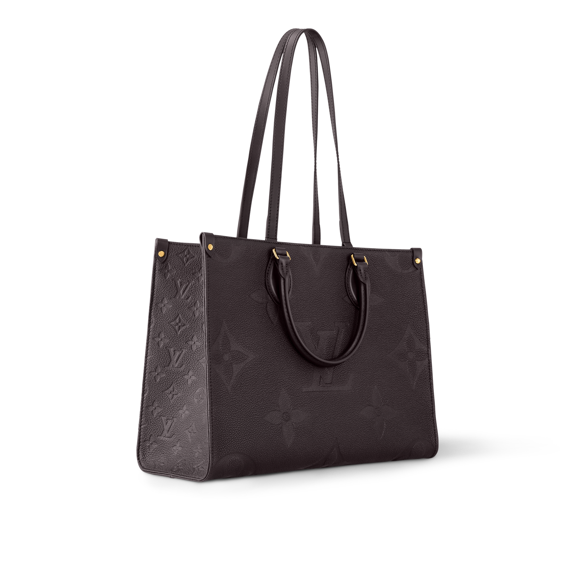 Borsa tote OnTheGo MM Pelle Monogram Empreinte Donna Borse da Donna All Collections | LOUIS VUITTON (Zoom prodotto)