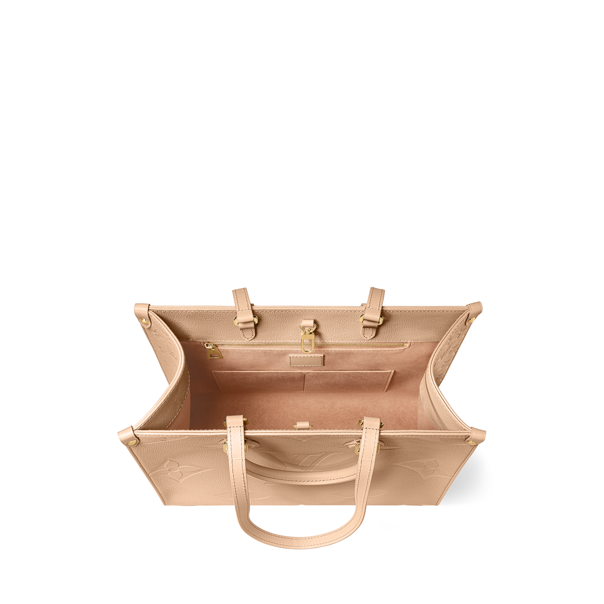 Borsa tote OnTheGo MM Pelle Monogram Empreinte Donna Borse da Donna Tutte le collezioni | LOUIS VUITTON (Zoom prodotto)