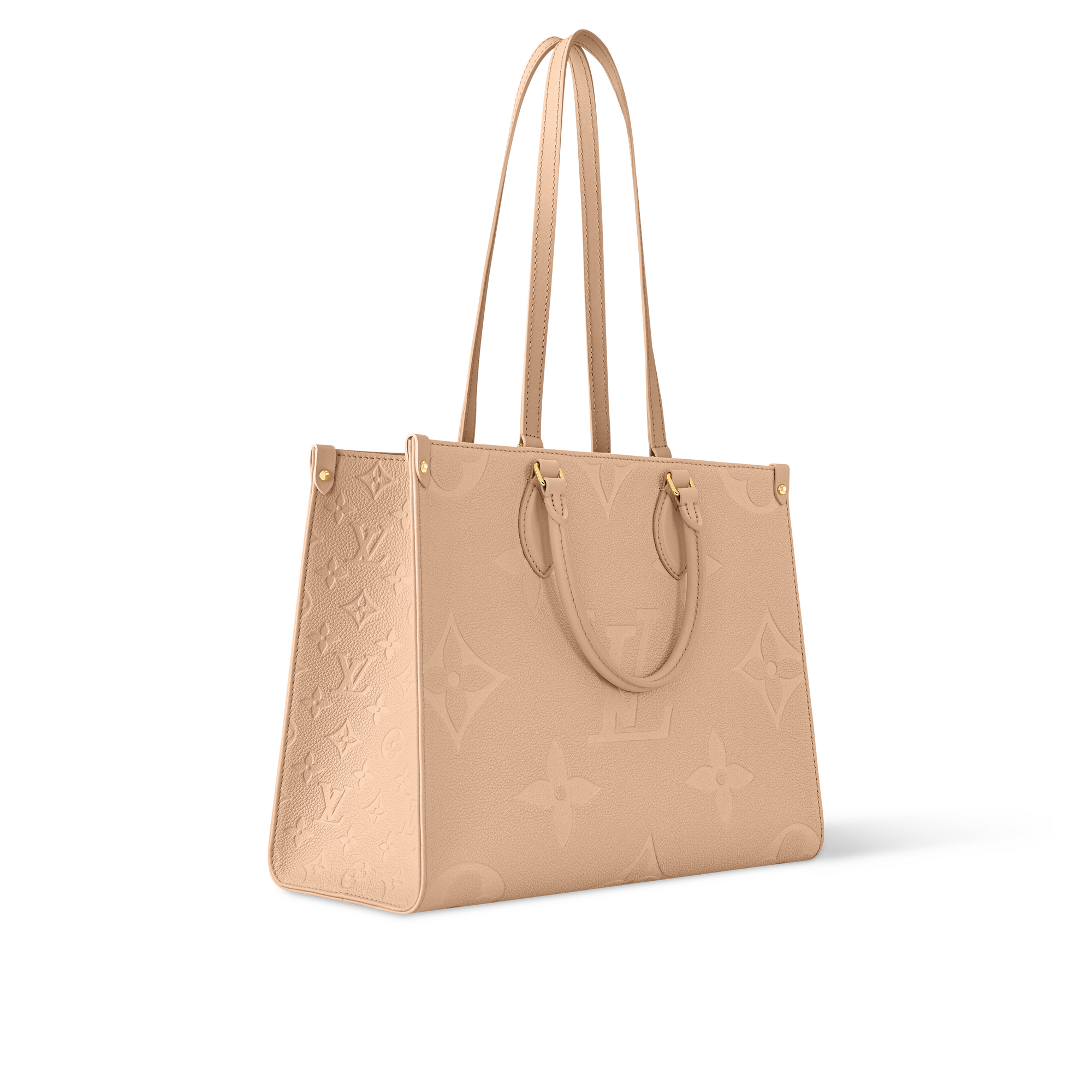 Borsa tote OnTheGo MM Pelle Monogram Empreinte Donna Borse da Donna Tutte le collezioni | LOUIS VUITTON (Zoom prodotto)