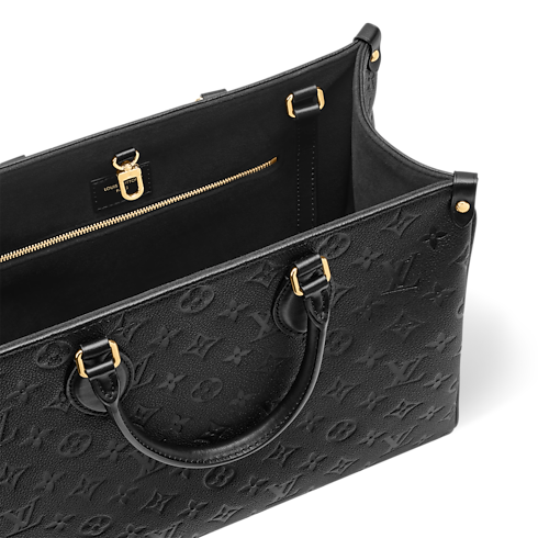 Borsa tote OnTheGo MM Pelle Monogram Empreinte Donna Borse da Donna Borse da donna | LOUIS VUITTON (Zoom prodotto)