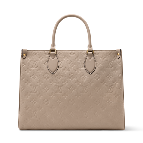 Borsa tote OnTheGo MM Pelle Monogram Empreinte Donna Borse da Donna Borse da donna | LOUIS VUITTON (Zoom prodotto)