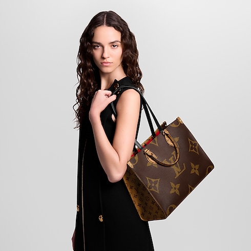 Borsa tote OnTheGo MM Tela Monogram Donna Borse da Donna Borse da donna | LOUIS VUITTON (Zoom prodotto)