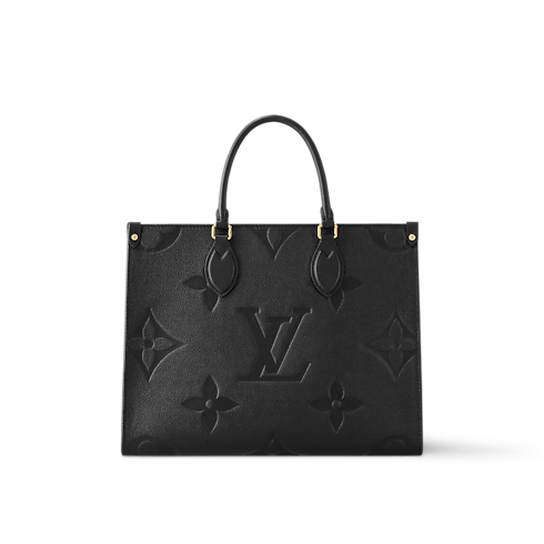 Borsa tote OnTheGo MM Pelle Monogram Empreinte Donna Borse da Donna Tutte le collezioni | LOUIS VUITTON (Zoom prodotto)