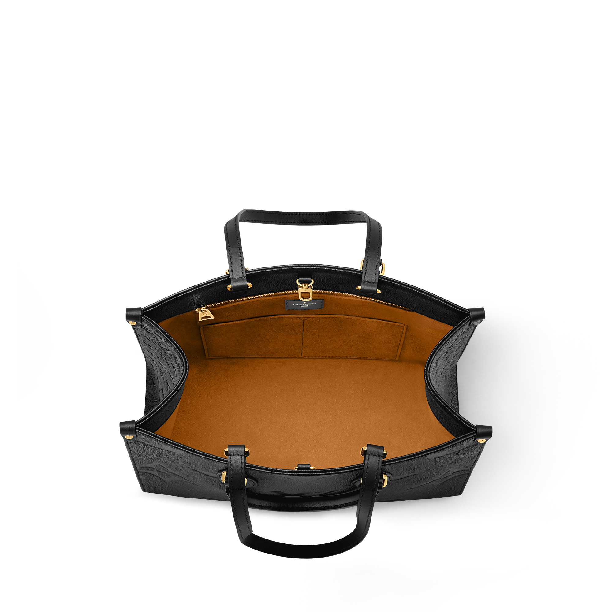 Borsa tote OnTheGo MM Pelle Monogram Empreinte Donna Borse da Donna Tutte le collezioni | LOUIS VUITTON (Zoom prodotto)