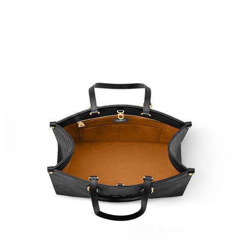 Borsa tote OnTheGo MM Pelle Monogram Empreinte Donna Borse da Donna Tutte le collezioni | LOUIS VUITTON (Zoom prodotto)