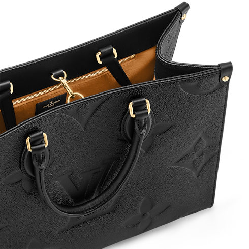 Borsa tote OnTheGo MM Pelle Monogram Empreinte Donna Borse da Donna Tutte le collezioni | LOUIS VUITTON (Zoom prodotto)