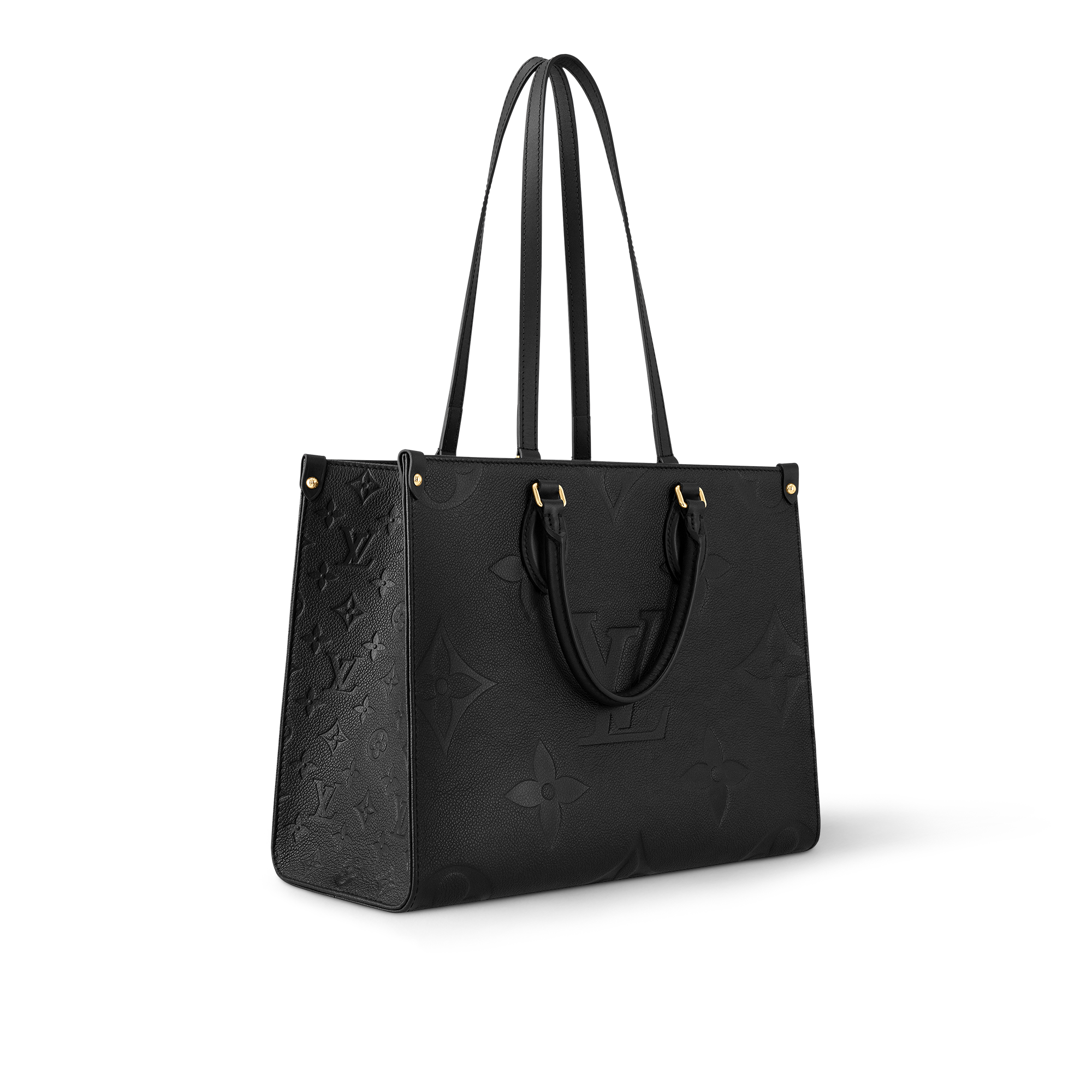 Borsa tote OnTheGo MM Pelle Monogram Empreinte Donna Borse da Donna Tutte le collezioni | LOUIS VUITTON (Zoom prodotto)