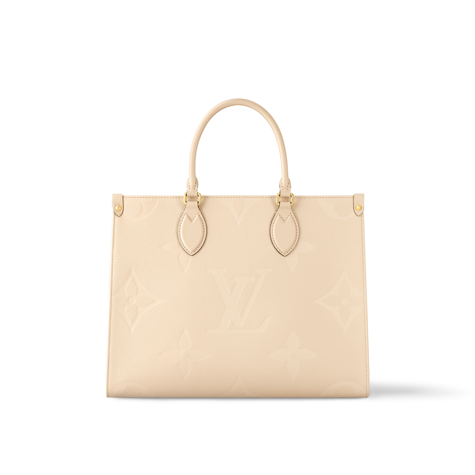 Borsa tote OnTheGo MM Pelle Monogram Empreinte Donna Borse da Donna Tutte le collezioni | LOUIS VUITTON (Zoom prodotto)