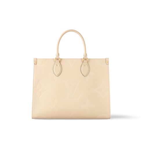 Borsa tote OnTheGo MM Pelle Monogram Empreinte Donna Borse da Donna Tutte le collezioni | LOUIS VUITTON (Zoom prodotto)
