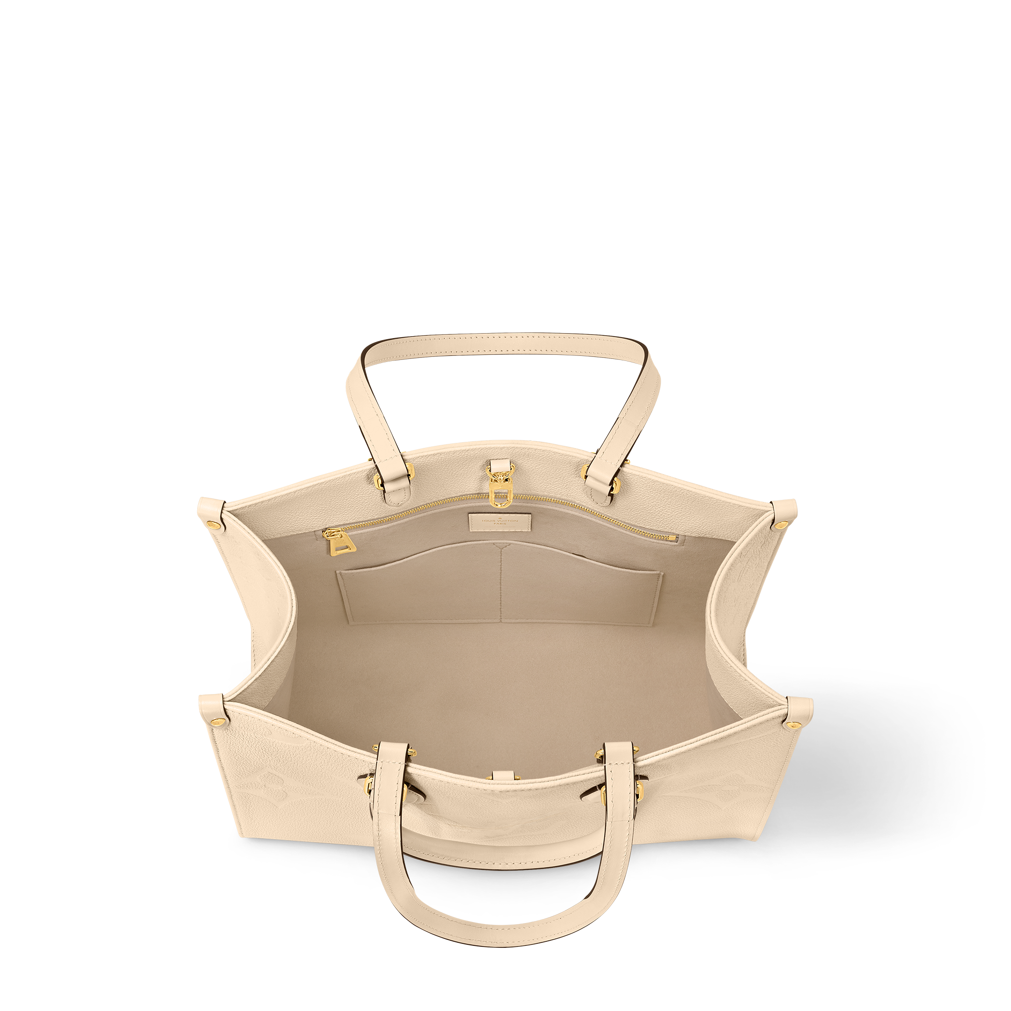 Borsa tote OnTheGo MM Pelle Monogram Empreinte Donna Borse da Donna Tutte le collezioni | LOUIS VUITTON (Zoom prodotto)
