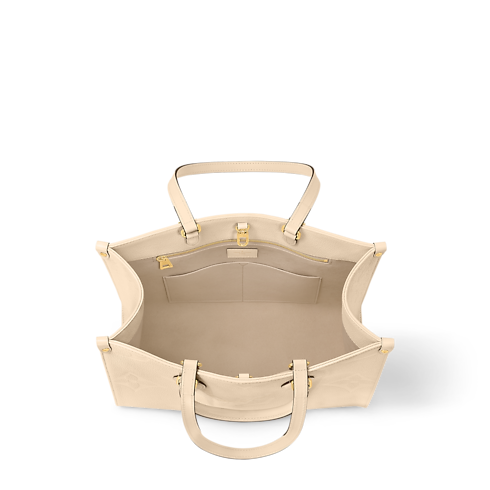 Borsa tote OnTheGo MM Pelle Monogram Empreinte Donna Borse da Donna Tutte le collezioni | LOUIS VUITTON (Zoom prodotto)