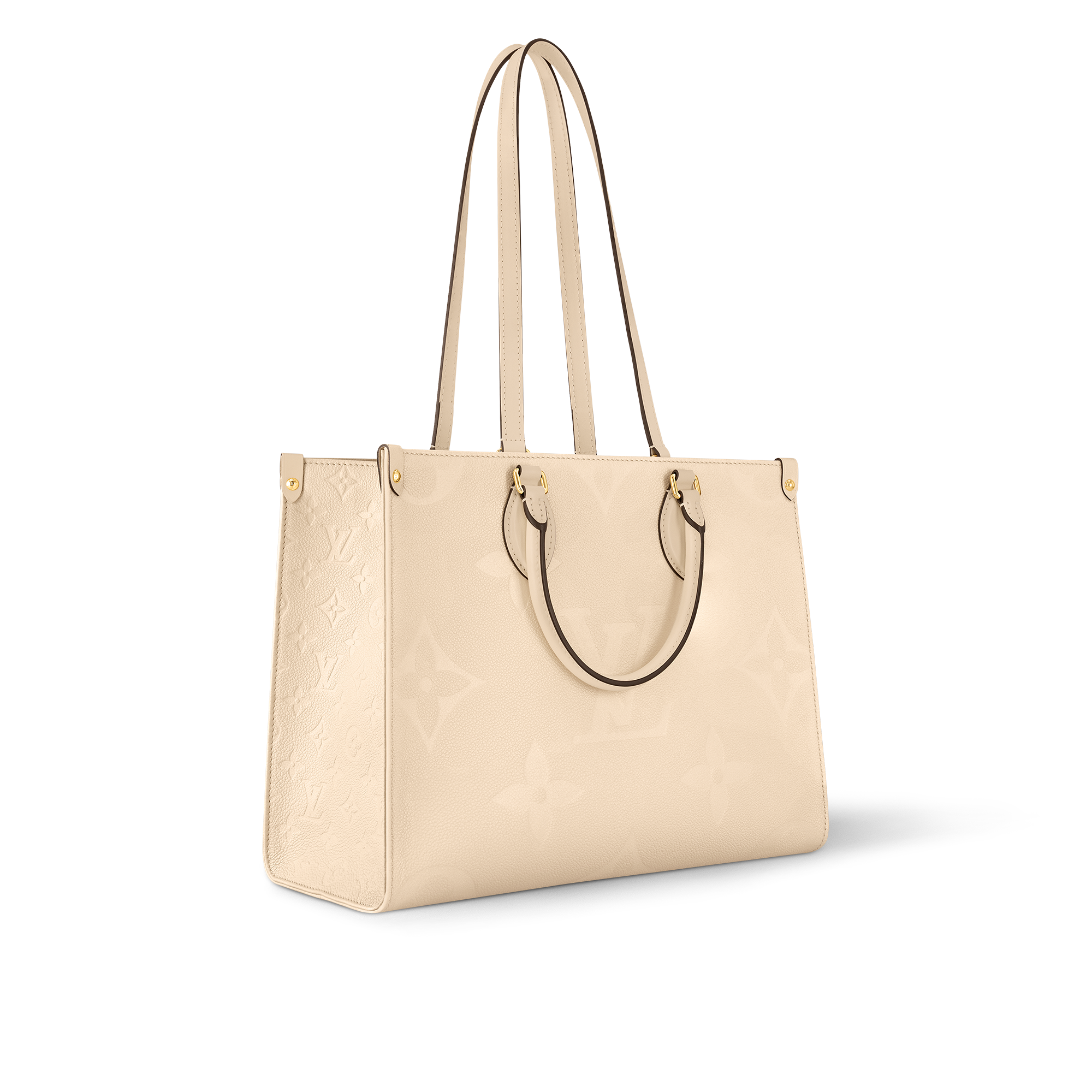 Borsa tote OnTheGo MM Pelle Monogram Empreinte Donna Borse da Donna Tutte le collezioni | LOUIS VUITTON (Zoom prodotto)