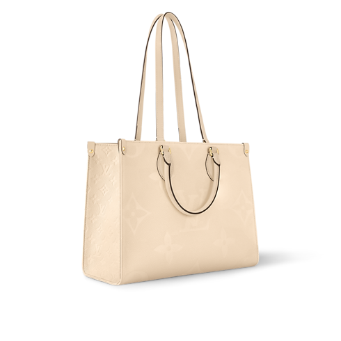 Borsa tote OnTheGo MM Pelle Monogram Empreinte Donna Borse da Donna Tutte le collezioni | LOUIS VUITTON (Zoom prodotto)