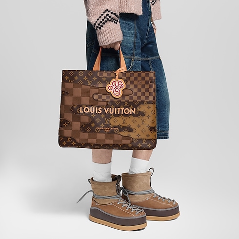 Borsa tote Shopper MM Altre tele Monogram Borse e Piccola Pelletteria Borse da Uomo Novità | LOUIS VUITTON (Zoom prodotto)