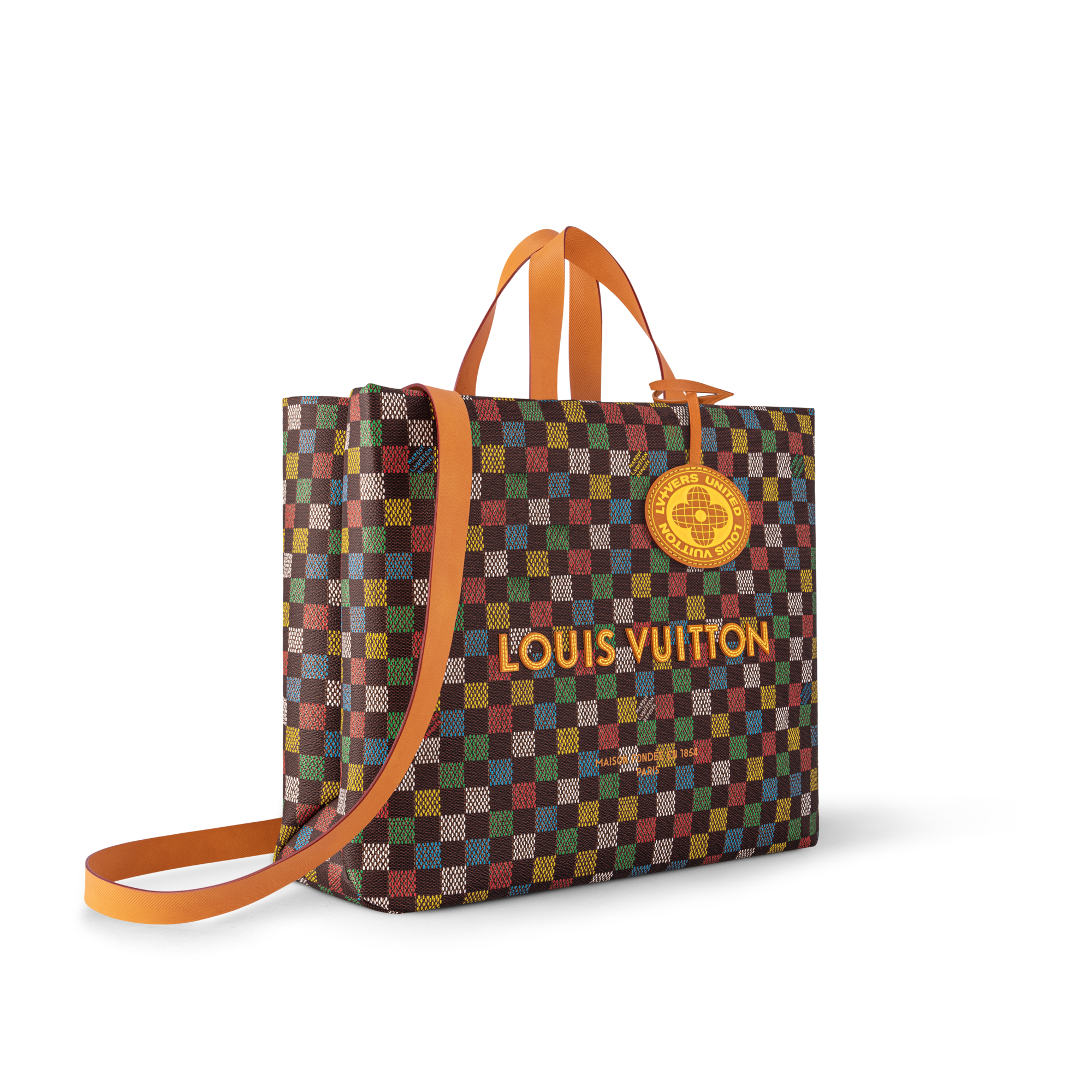 Borsa tote Shopper MM Tela Damier Ébène Borse e Piccola Pelletteria Borse da Uomo Novità | LOUIS VUITTON (Zoom prodotto)