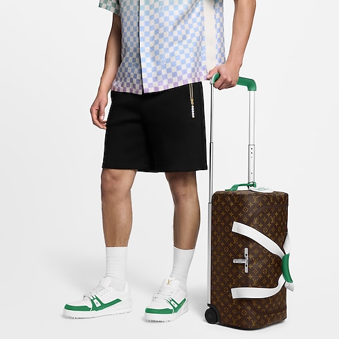 Borsone Horizon Soft Duffle 55 Tela Monogram Macassar Uomo Viaggio Valigie con Rotelle | LOUIS VUITTON (Zoom prodotto)