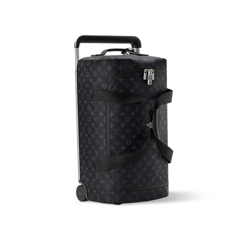 Borsone Horizon Soft Duffle 55 Tela Monogram Eclipse Uomo Viaggio Valigie con Rotelle | LOUIS VUITTON (Zoom prodotto)